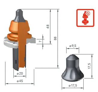 BETEK Asfalt Kazıcı Uç
